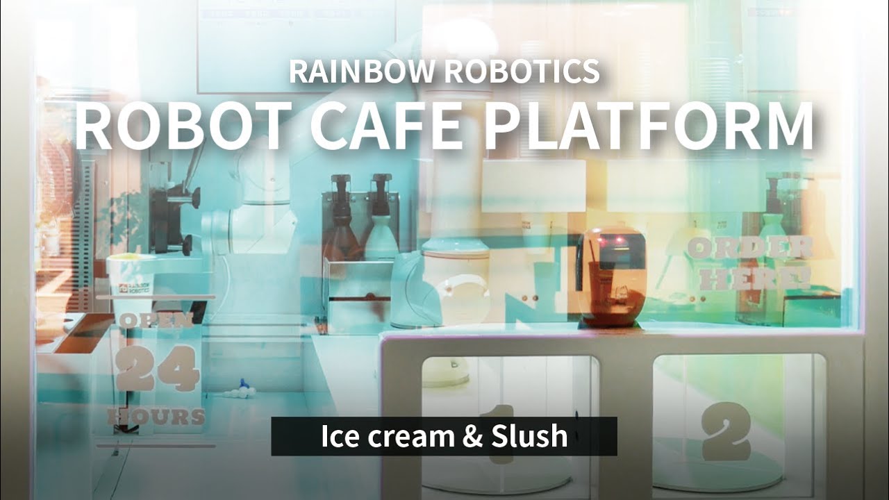 Robot Café by a Collaborative Robot Manufacturer | Ice Cream & Slush