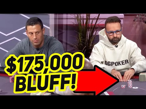 Daniel Negreanu Fires $175,000 Bluff vs Garrett Adelstein on High Stakes Poker