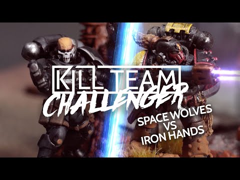 Kill Team Challenger: Space Wolves Vs Iron Hands Warhammer 40K Battle Report.