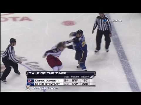 Derek Dorsett vs Chris Stewart