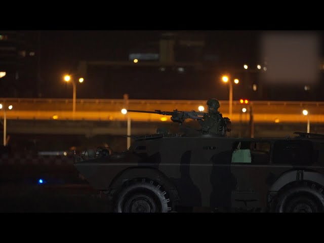 Pre-dawn drill defends Taipei’s Songshan Airport