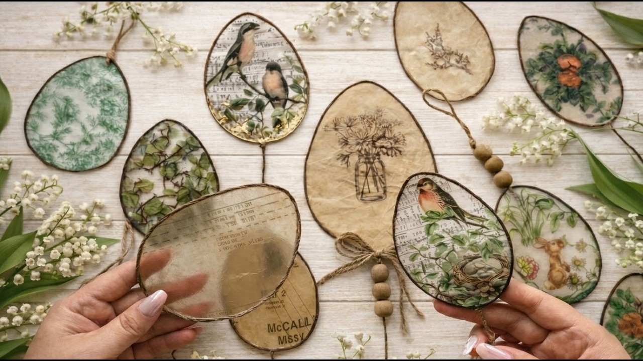 I MADE FAUX FROSTED GLASS out of NAPKINS & GIFT TISSUE! Easter Eggs, Suncatchers & More! EASY DIY!