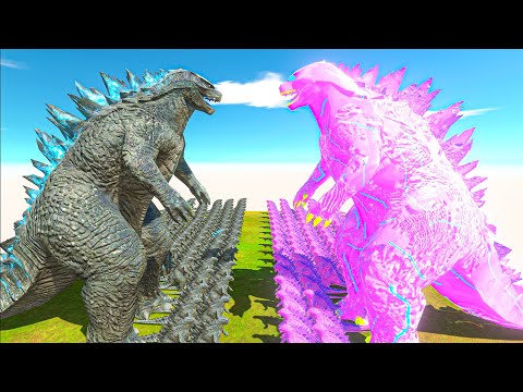 Growing Godzilla 2014 VS Blacklight Godzilla 2014 Size Comparison
