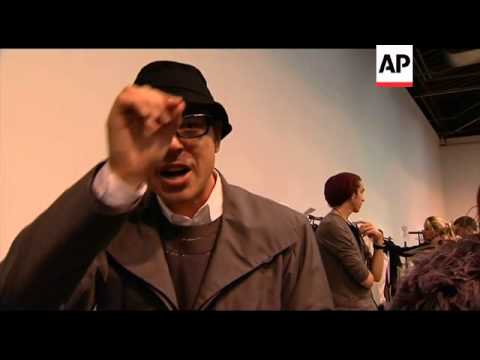 Straw prints for spring summer from Issey Miyake