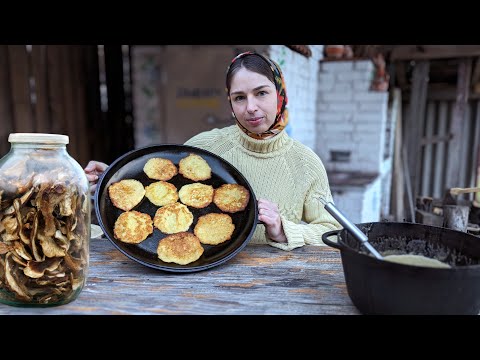Cooking best potato pancakes and mushroom soup. Starting new construction