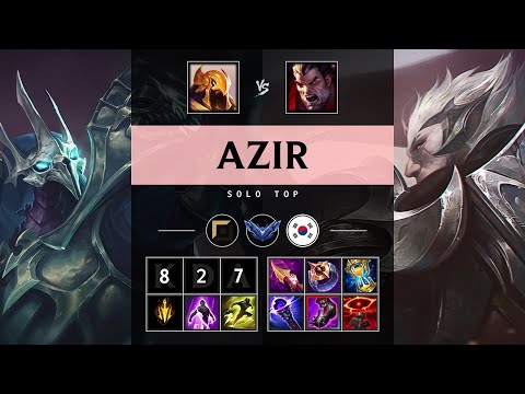 Azir Top vs Darius - KR Diamond Patch 25.16
