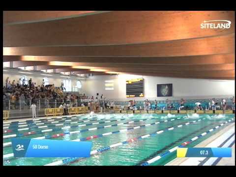 Serie 5 dei 50 Dorso  Assoluti Maschi Master - Campionati Regionali Masters 2014 di Veneto e Friuli