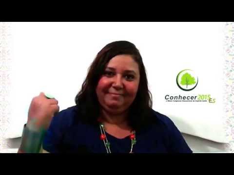 Cintia Barreto o convida a participar do Congresso Conhecer ES 2015, nos dias 18 a 20 de setembro em Aracruz
