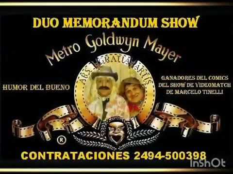 DUO MEMORANDUM SHOW HUMOR DEL BUENO