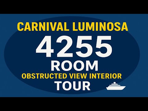 Thumbnail for Carnival Luminosa Room Tour | Cabin 4255 (Full Walkthrough