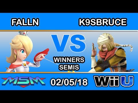 MSM 132 - falln (Rosalina) Vs. K9sbruce (Sheik) Winners Semis - Smash 4