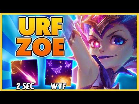 URF ZOE IS BROKEN (ARTILLARY BARRAGE Q's)