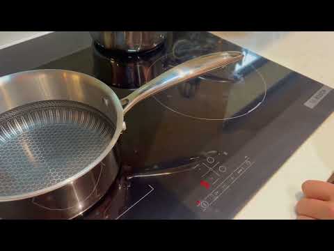 How to use the Bosch induction hob