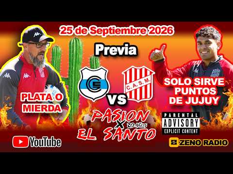 Pasión por el Santo en VIVO - 25 de Septiembre 2026