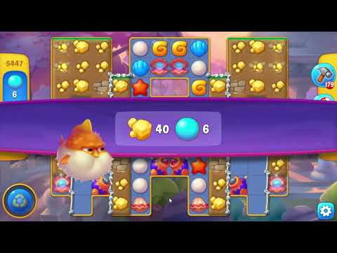 Fishdom 5447 Super Hard Level - NO BooSTERS