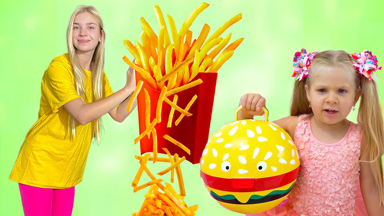 Diana and Maggie - mysterious challenge in the house