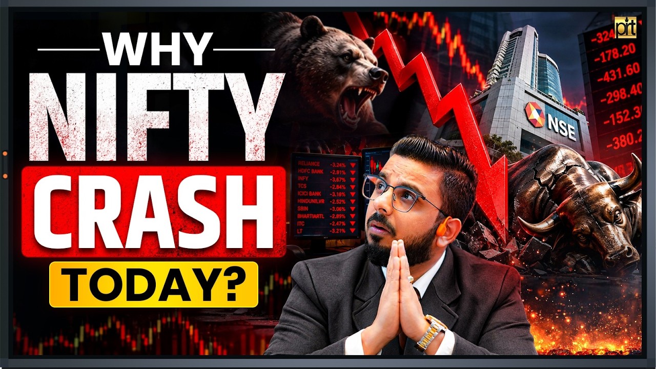 Why Is NIFTY Crashing Today? | Stock Market Crash Explained