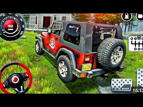 Offroad Jeep Driving 4x4 Simulator 2023 - Luxury SUV Prado Stunts Drive - Android GamePlay #3