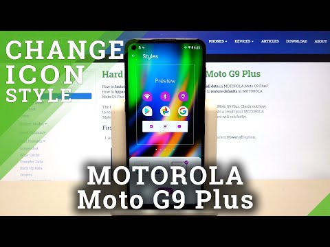 How to Change Looks of Icons in Motorola Moto G9 Plus – Set Up Icon Shape