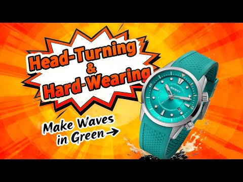 Head-Turning Toughness: BERNY New Bold Automatic Dive Watch, Sapphire, 200M WR, Super Luminous