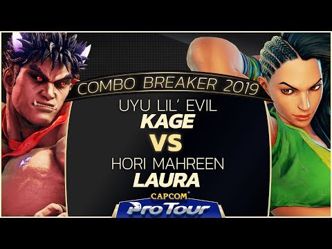 UYU Lil' Evil (Kage) vs HORI Mahreen (Laura) - Combo Breaker 2019 Day 1 Pools - CPT 2019
