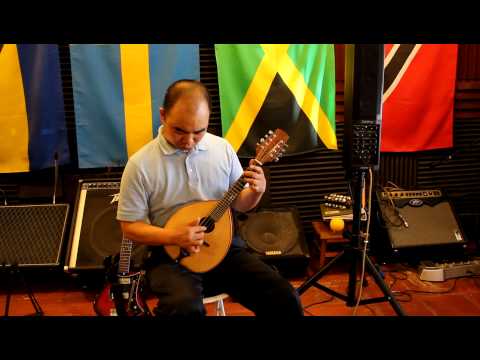 Kevin Huang on Gypsy's Music mandolin handcrafted by Walt Kuhlman