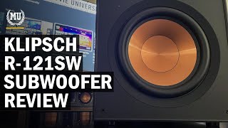 Video thumbnail for Klipsch R-121SW Subwoofer Review | Klipsch R-121SW vs Polk PSW10 | Are Klipsch Speakers Worth It? by Movie University