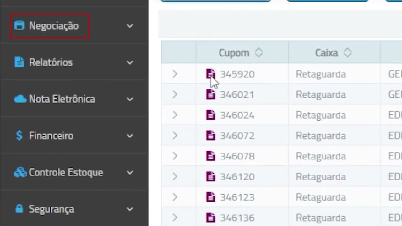 Relatórios de Vendas Efetivadas