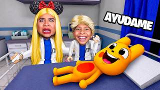 Trabajamos en un HOSPITAL de ANIMALES con ANOMALÍAS con HERMANITO en Roblox