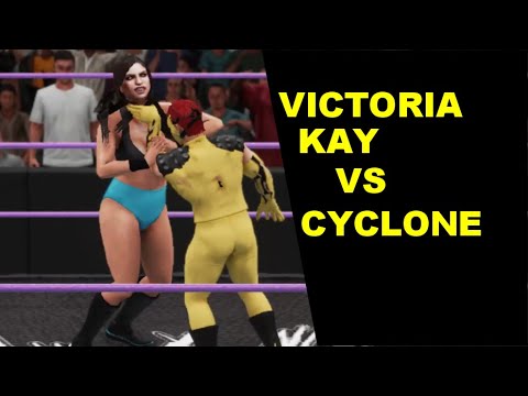 GLOW 1985 Victoria Kay vs Cylcone - Extreme Knockout Match