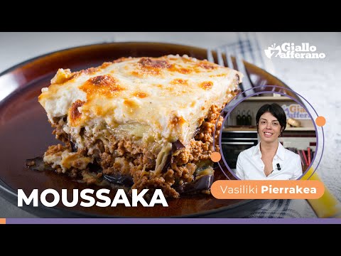 MOUSSAKA: la RICETTA TRADIZIONALE GRECA della Chef Vasiliki Pierrakea๐๐