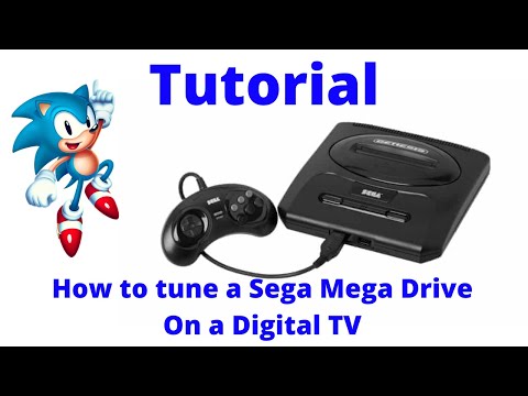 How to set up a SEGA Mega Drive on a digital TV (Sega Genesis)