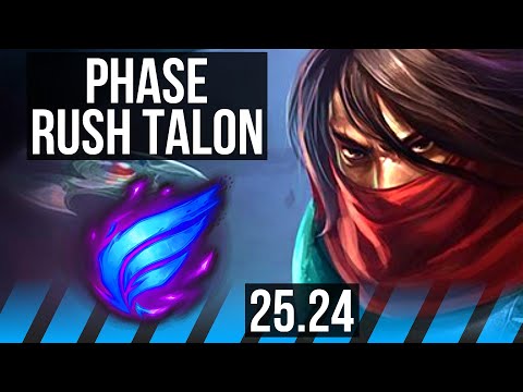 TALON vs VIKTOR (MID) | Perfect KDA: 14/0/6, Phase Rush | KR Master | 25.24
