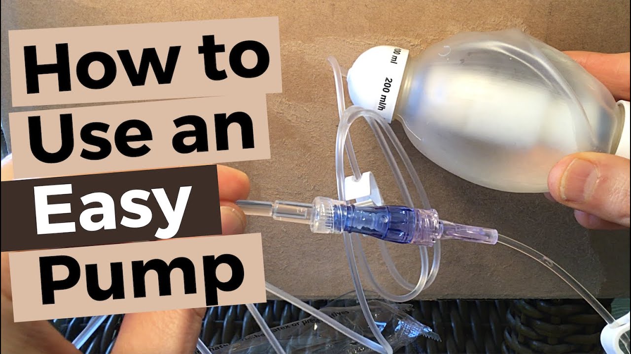 How to Use an Elastomeric Easy Pump. Step by Step Instructions Plus FAQs.