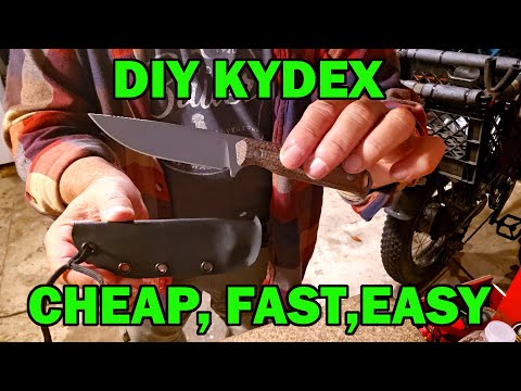 Making A Kydex Sheath Cheap Fast And Easy