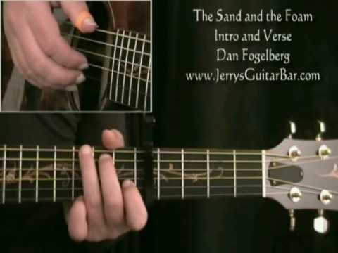 How To Play Dan Fogelberg The Sand and the Foam (intro only)