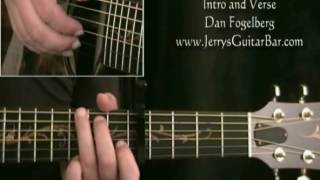 How To Play Dan Fogelberg The Sand and the Foam (intro only)