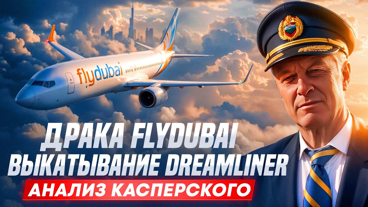 Касперский о драке FlyDubai и выкатывании Boeing 787 Dreamliner