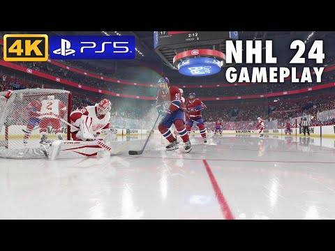 NHL 24 True Broadcast Gameplay on PlayStation 5 in 4K