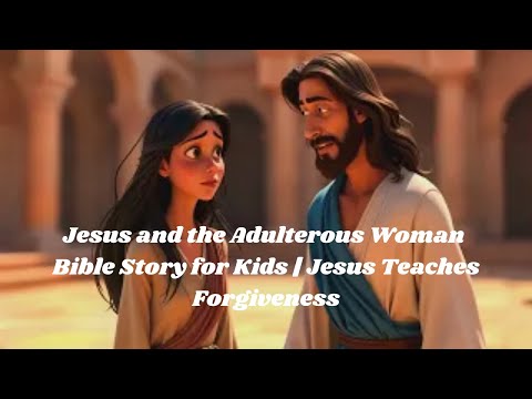 Jesus and the Adulterous Woman | Bible Story for Kids | Jesus Teaches Forgiveness