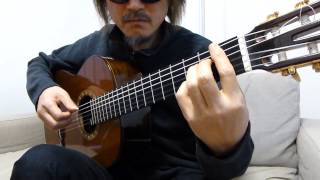 Baden Powell - Samba Triste（悲しみのサンバ）- Solo Guitar