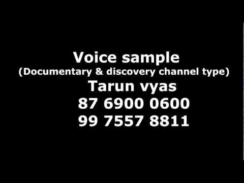 Tarun Kumar Vyas VOICE OVERS