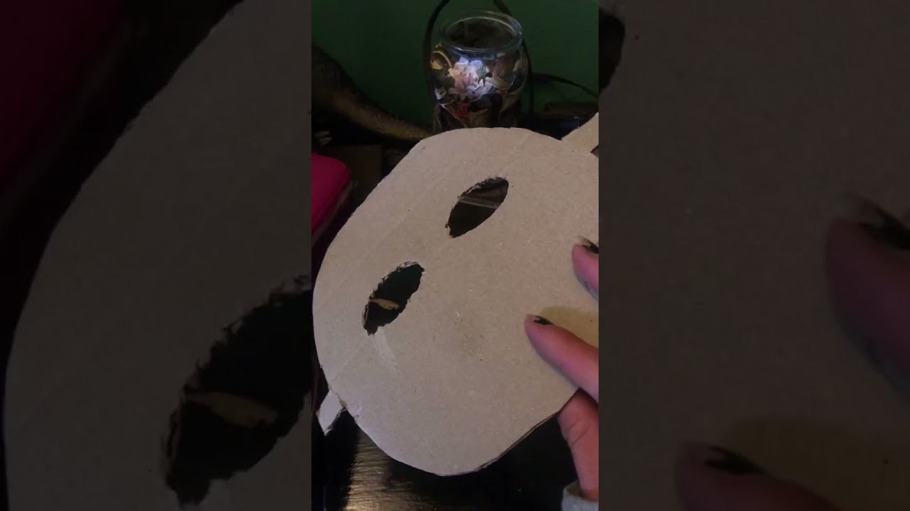 Making my first therian mask!#therian #mask #diy