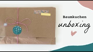 My order from Baumkuchen!