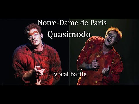 Notre-Dame de Paris Quasimodo vocal battle (Garou vs Angelo Del Vecchio)