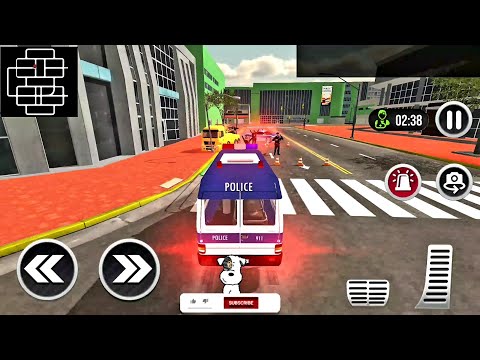 #Policeman Ambulance Rescue Doctor Simulator - Emergency VAN Drive - Android Gameplay#