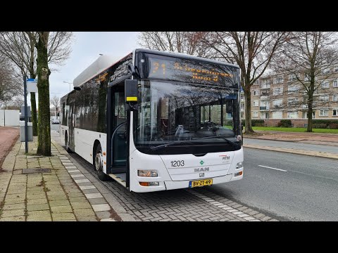HTM lijn 21: Vrederust - Scheveningen Noord | 2021