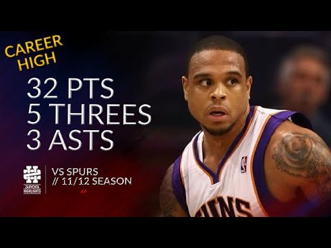 Shannon Brown 32 pts 5 threes 3 asts vs Spurs 11/12 season