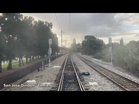 Caltrain Cab Ride Southbound (Santa Clara - Gilroy)