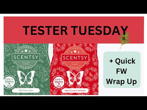 Tester Tuesday NEW FW Fall Into Love, Red Currant Wreath and Wrap Up / Summary (Scentsy Reviews)